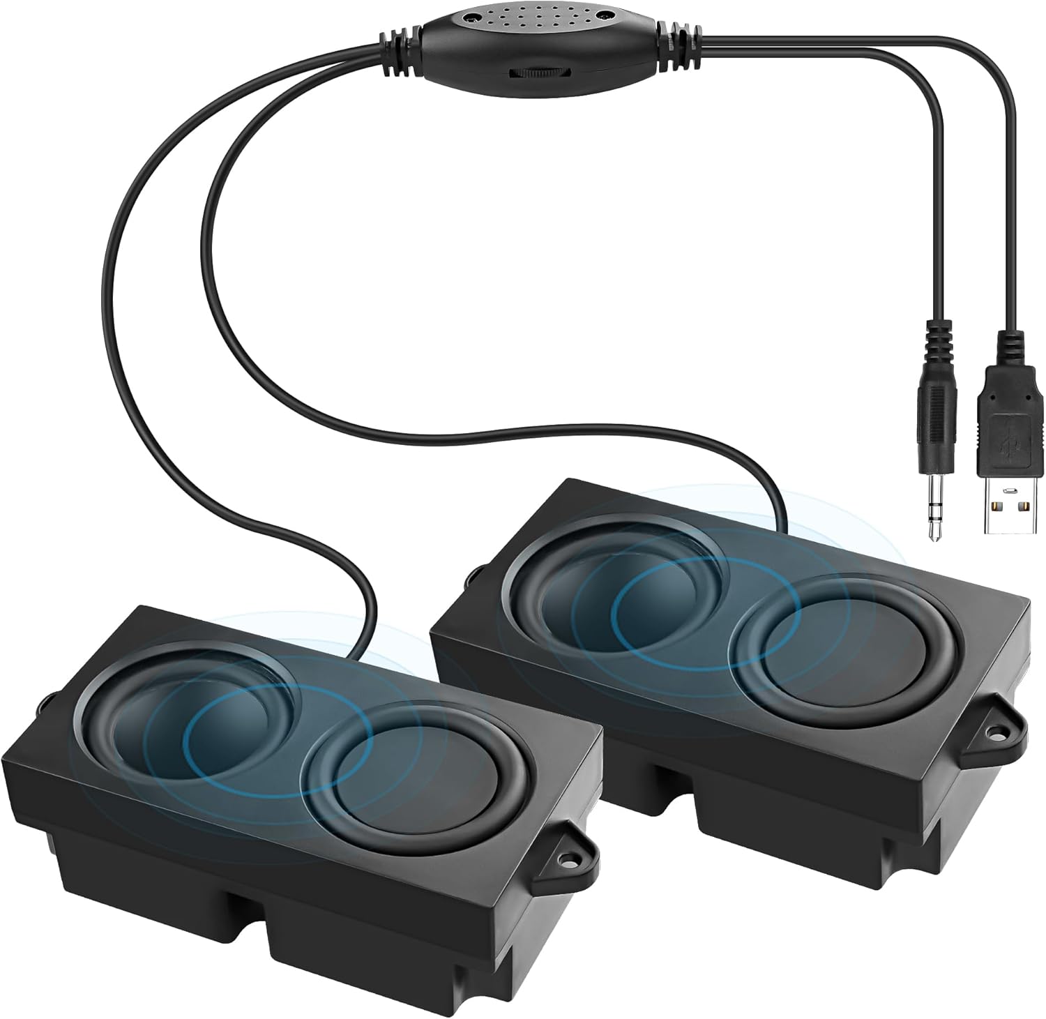 HiFi Stereo USB-Powered Desktop Speakers