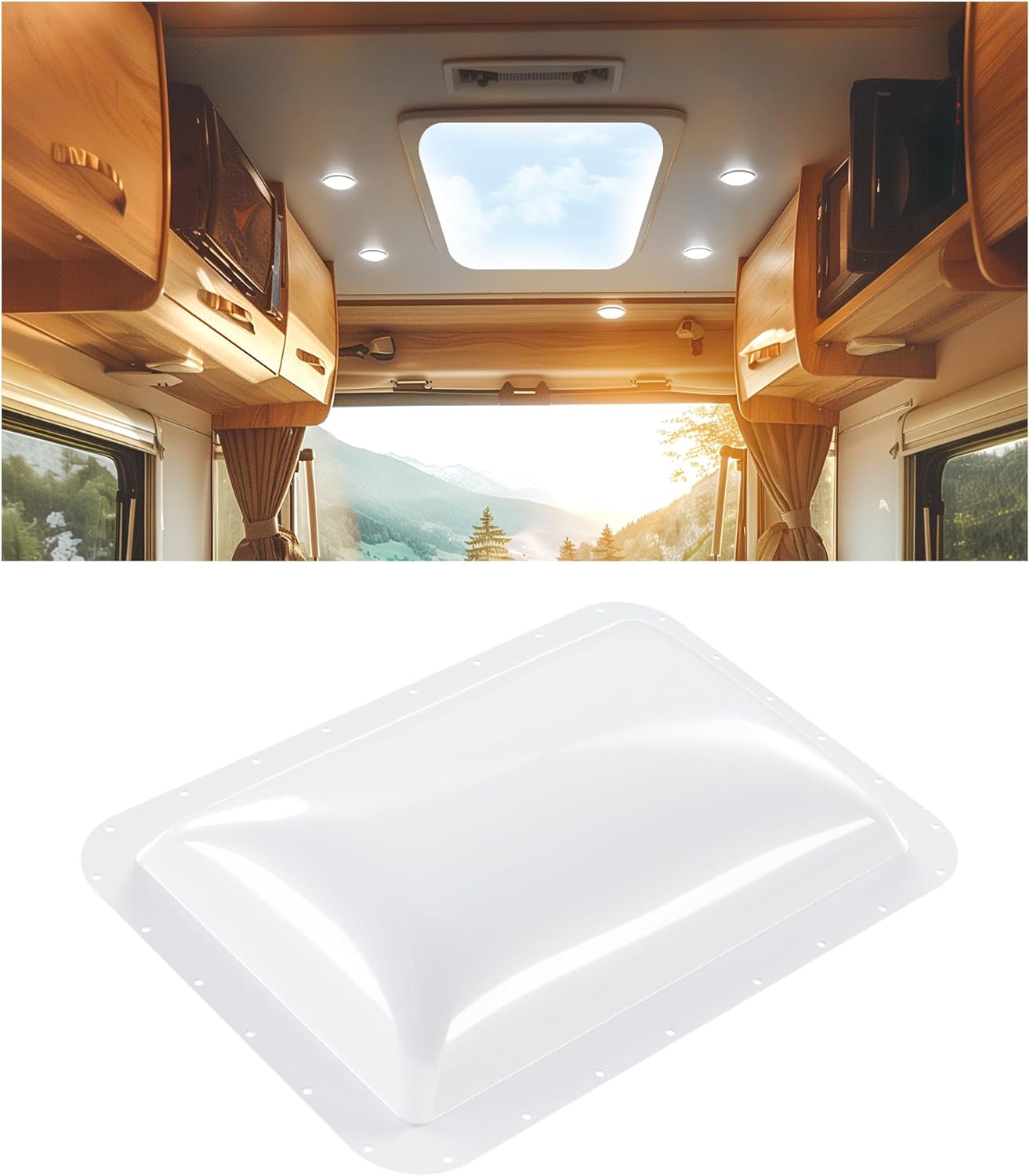 Kojem RV Skylight Replacement Cover for Camper and Food Truck
