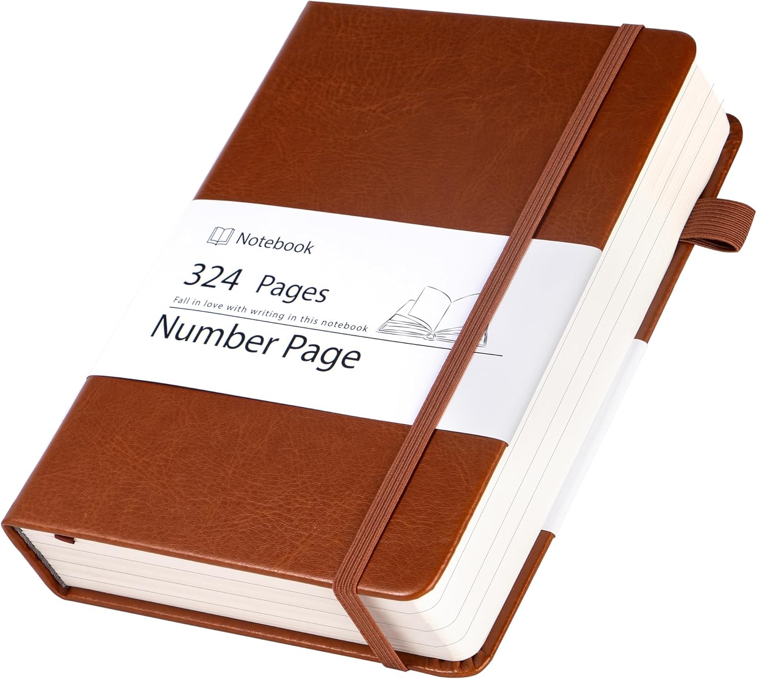 Yoment A5 Leather Journal 324 Pages - Writing Excellence!