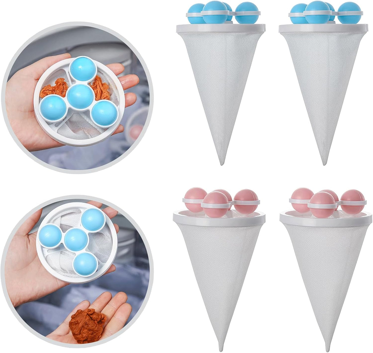 Pet Hair Remover Bags - Keep Laundry Fur-Free!