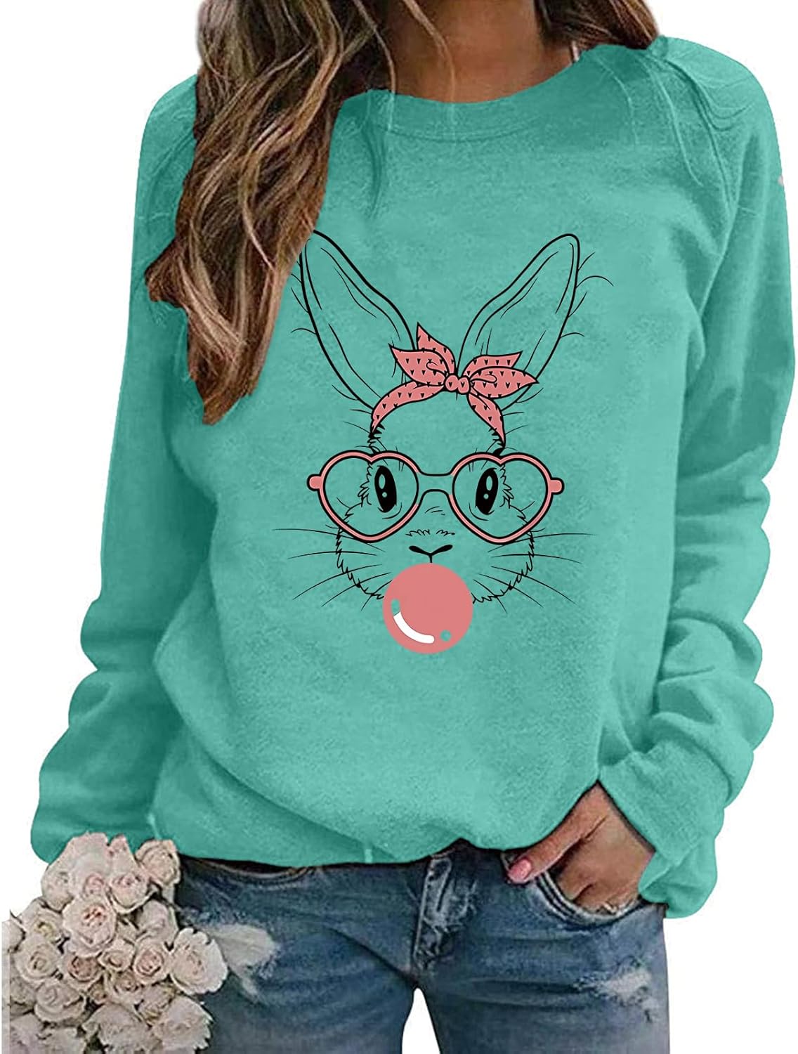 Cute Bunny Easter Sweater - Cozy Holiday Top