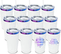 20 oz Tumbler Bulk 12 Pack Stainless Steel Tumblers - Vacuum Insulated