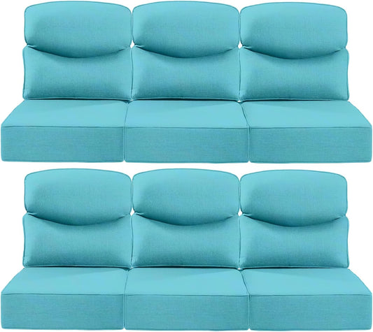 Luxury 22x24 6-Inch Smile Patio Cushions for Outdoor Furniture