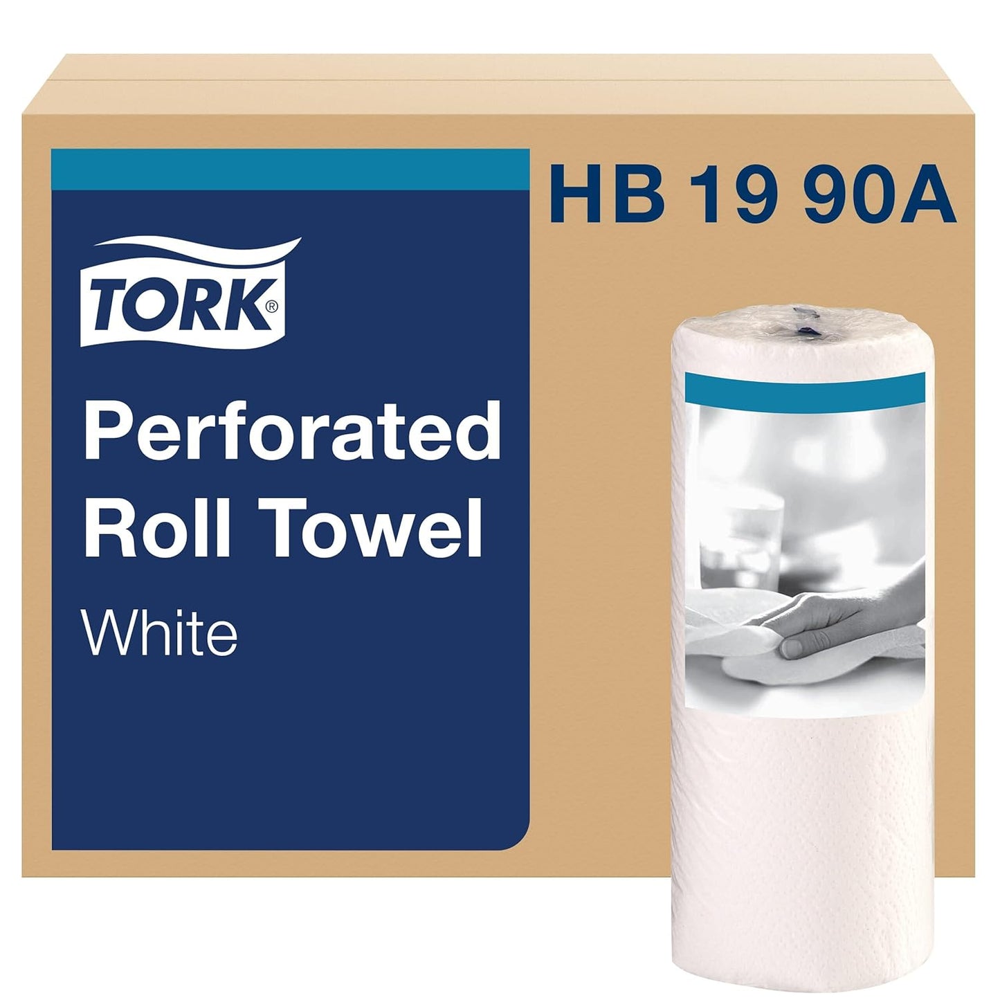 Tork HB1990A Perforated Paper Roll Towels for Efficient Use