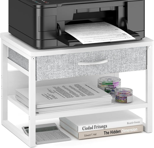 MARTY Printer Stand with Storage Drawer for Home Office Use