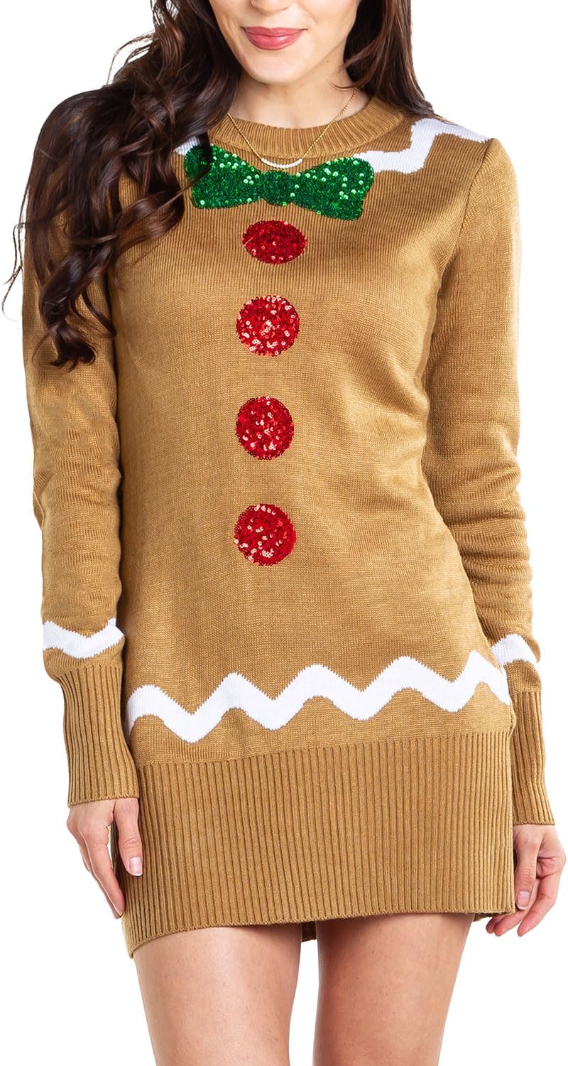 Tipsy Elves Christmas Sweater Dresses for Women - Cute Holiday Style