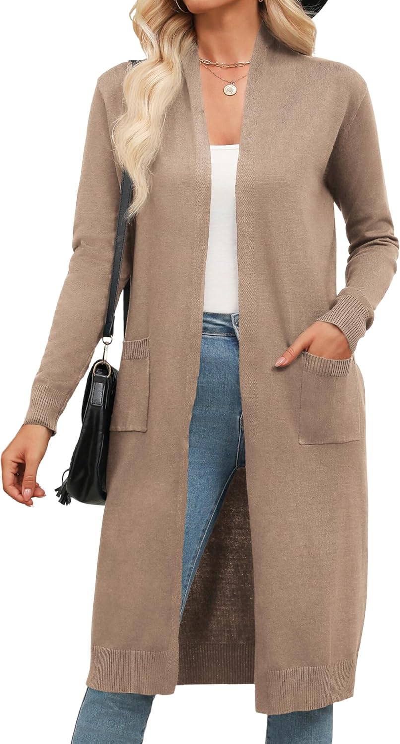 Zeagoo Women's Long Cardigan Sweaters for Stylish Comfort