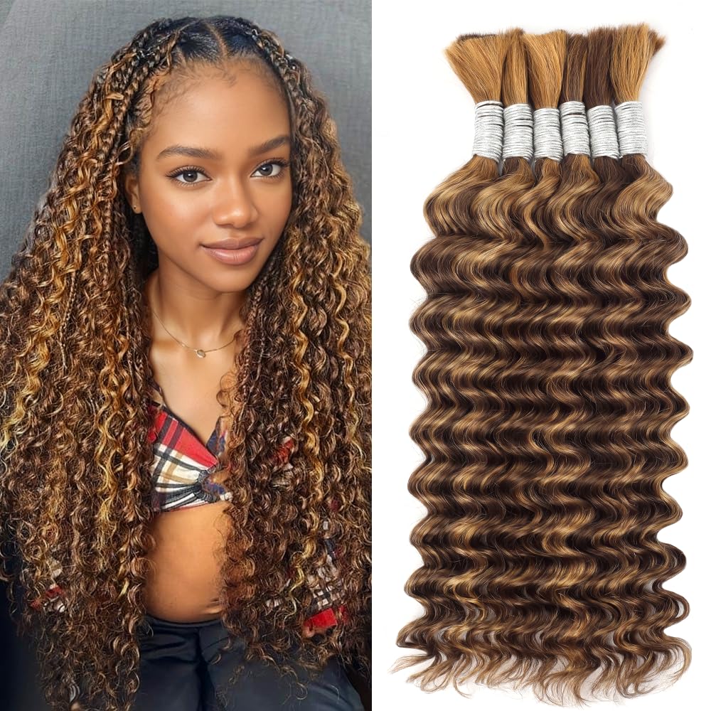 Ombre Braiding Hair for Boho Braids - 20 Inch 150g Deep Wave