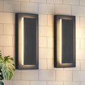 tewei Modern LED Outdoor Wall Lights 2 Pack - Warm 3000K