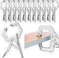Locking C Clamp 9 in 10 Pack - Adjustable Welding and Locking Pliers