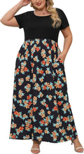 Nemidor Plus Size Maxi Dress for Curvy Women - Chevron Print