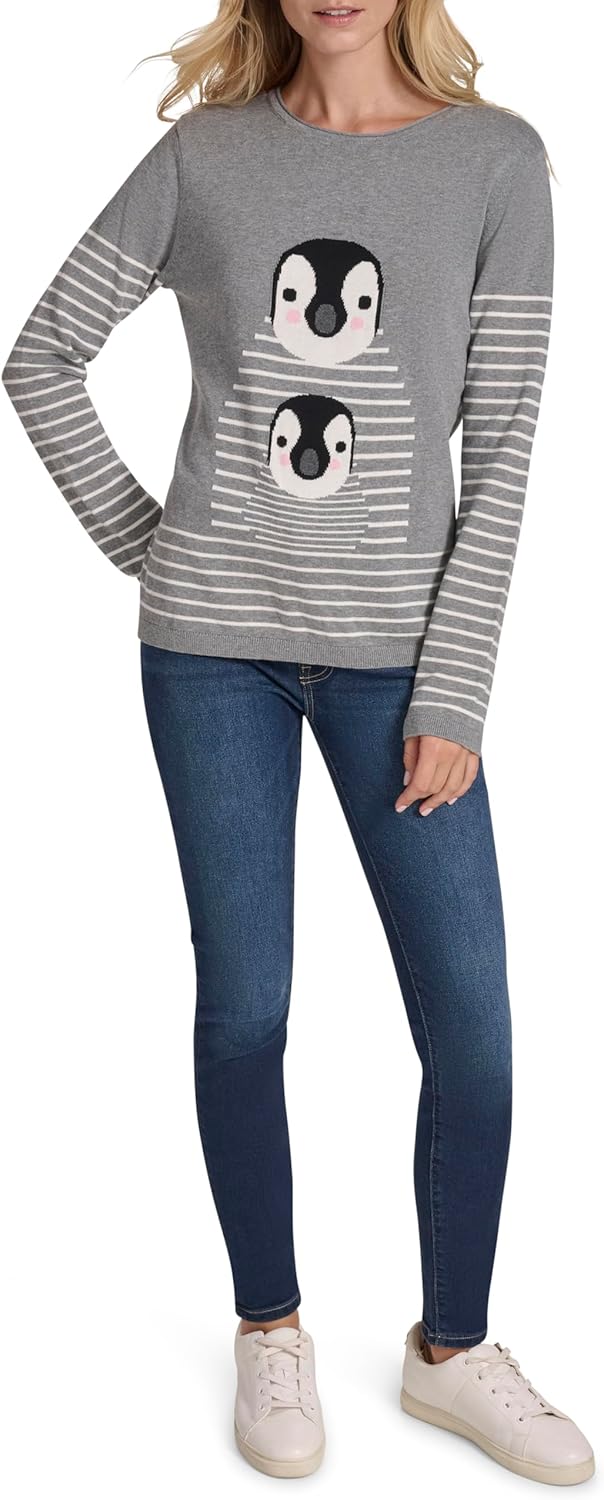Nautica Women's Cozy Graphic Pullover