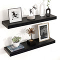 Floating Shelves for Wall 24W x 6.7D 2 Pack - Invisible Bracket Design