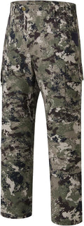 BASSDASH Invis Mens Stretch Hunting Pants Water Resistant Camo - Quiet