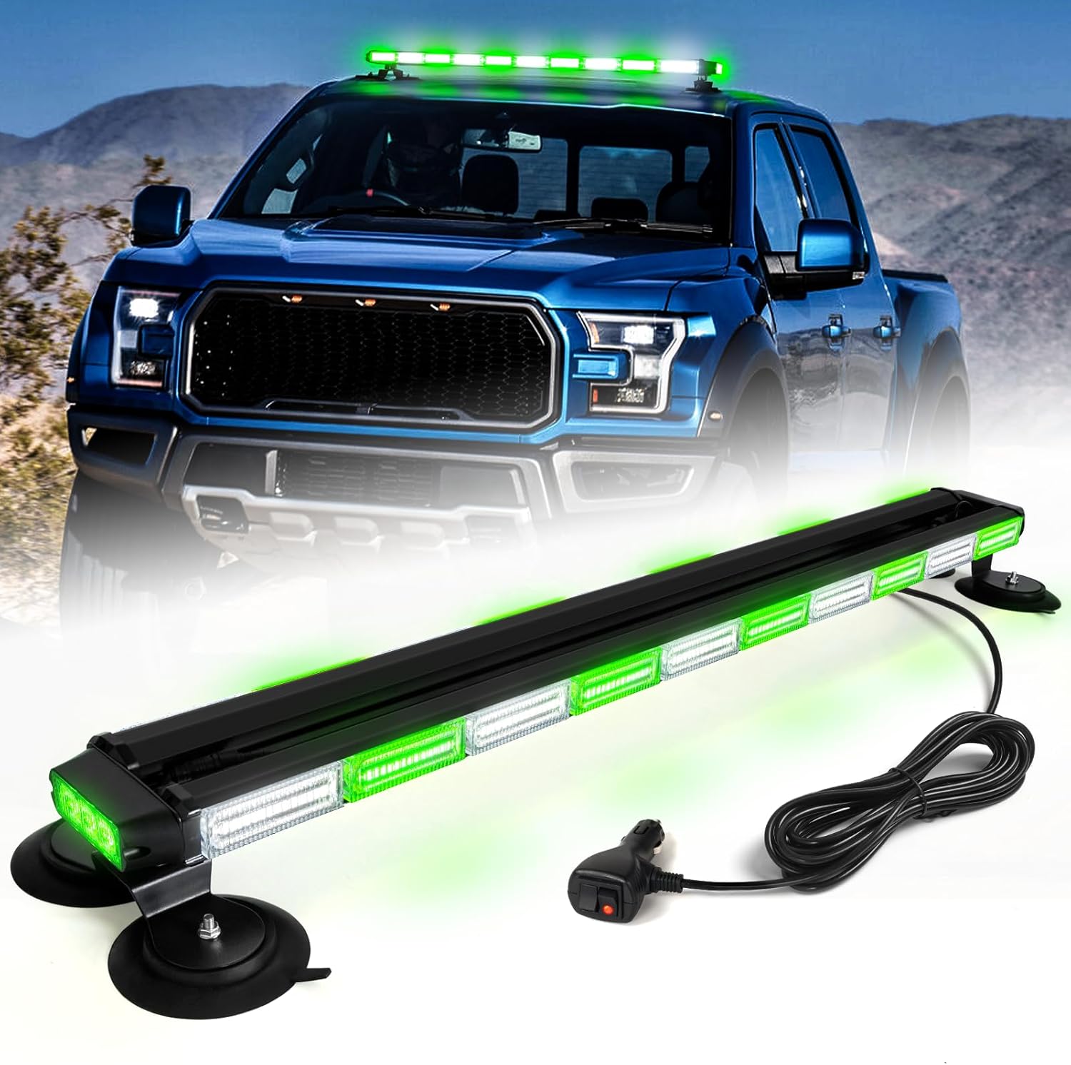 42in Traffic Advisor Light Bar for Emergency Warning Safety