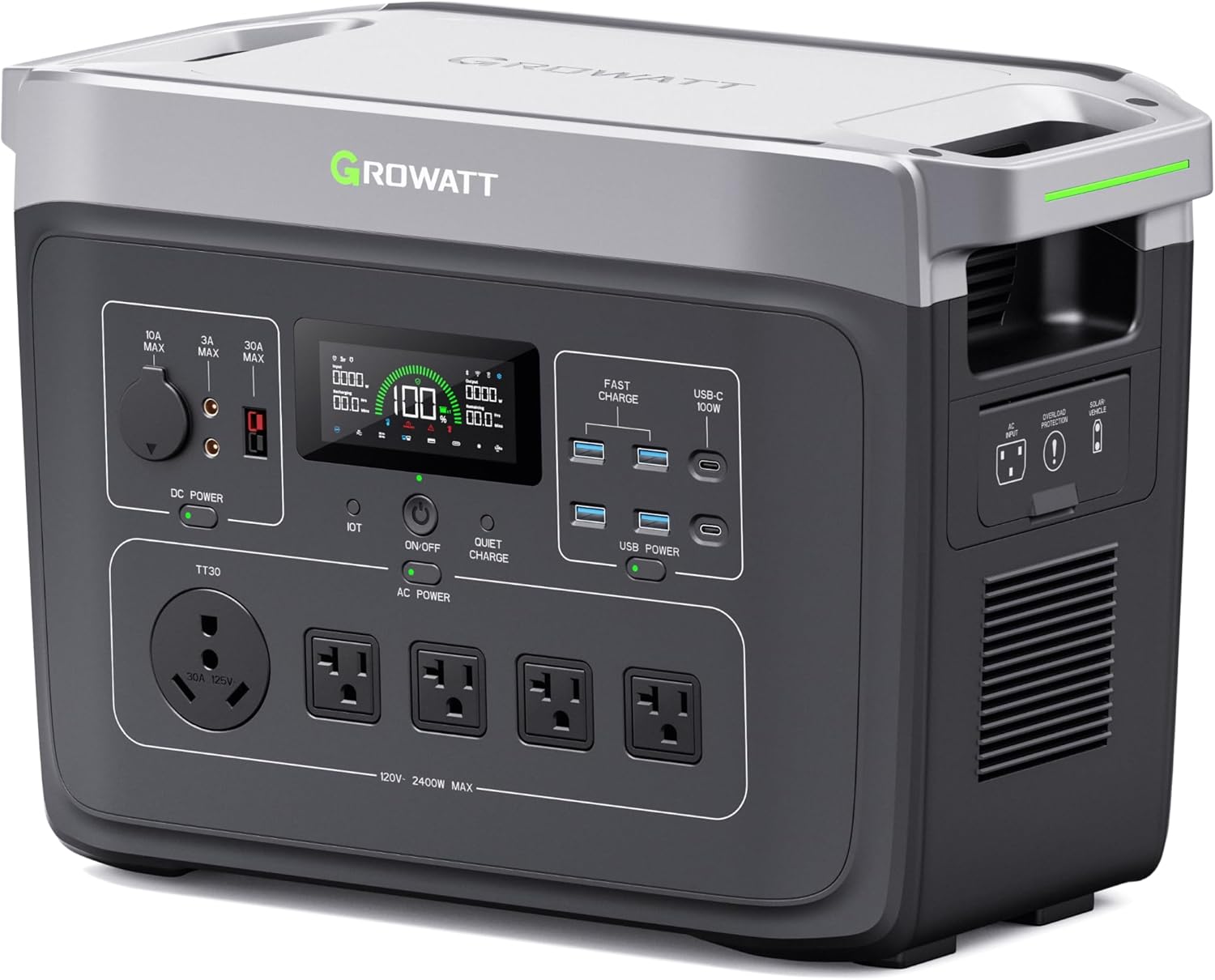 GO ANYWHERE: GROWATT Infinity 2000 Portable Power Station