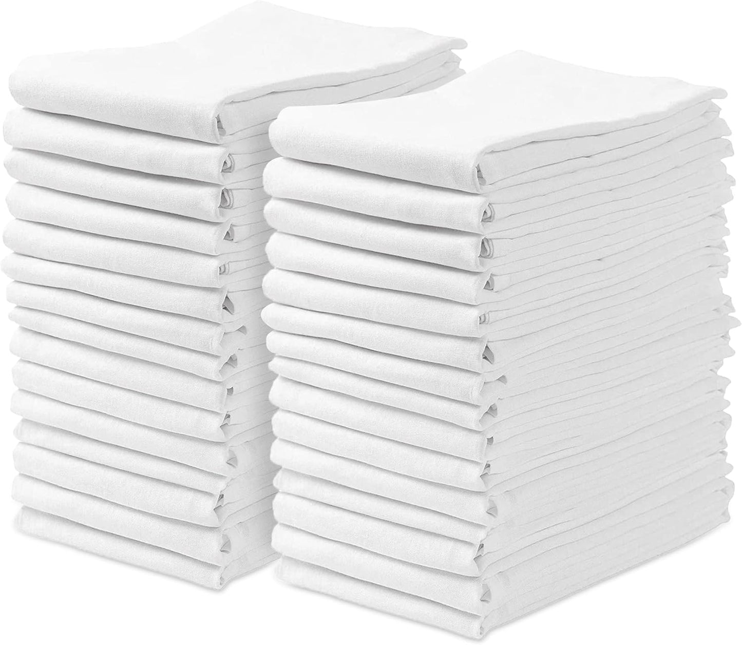 Flour Sack Towels Pack of 30 - 28x28 Inches, 100% Cotton