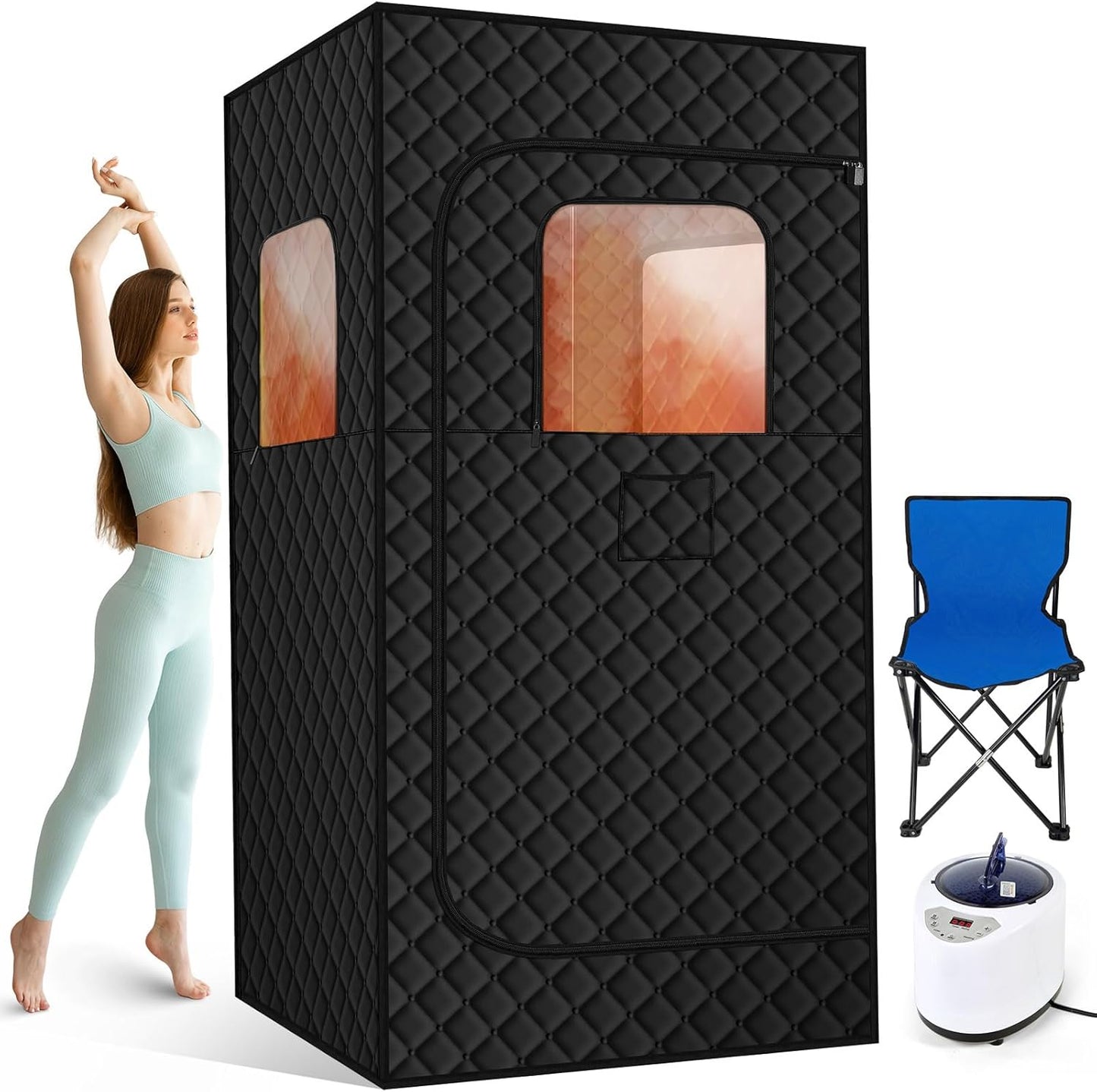 Portable Home Sauna by HUAMYTH - 99 Min Timer, Remote Control