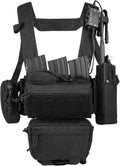 YAKEDA Tactical Chest Mini Rig Vest with Modular Magazine Pouches
