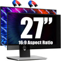 Magnetic Invisible Privacy Screen Filter 27 in for Frameless Monitors