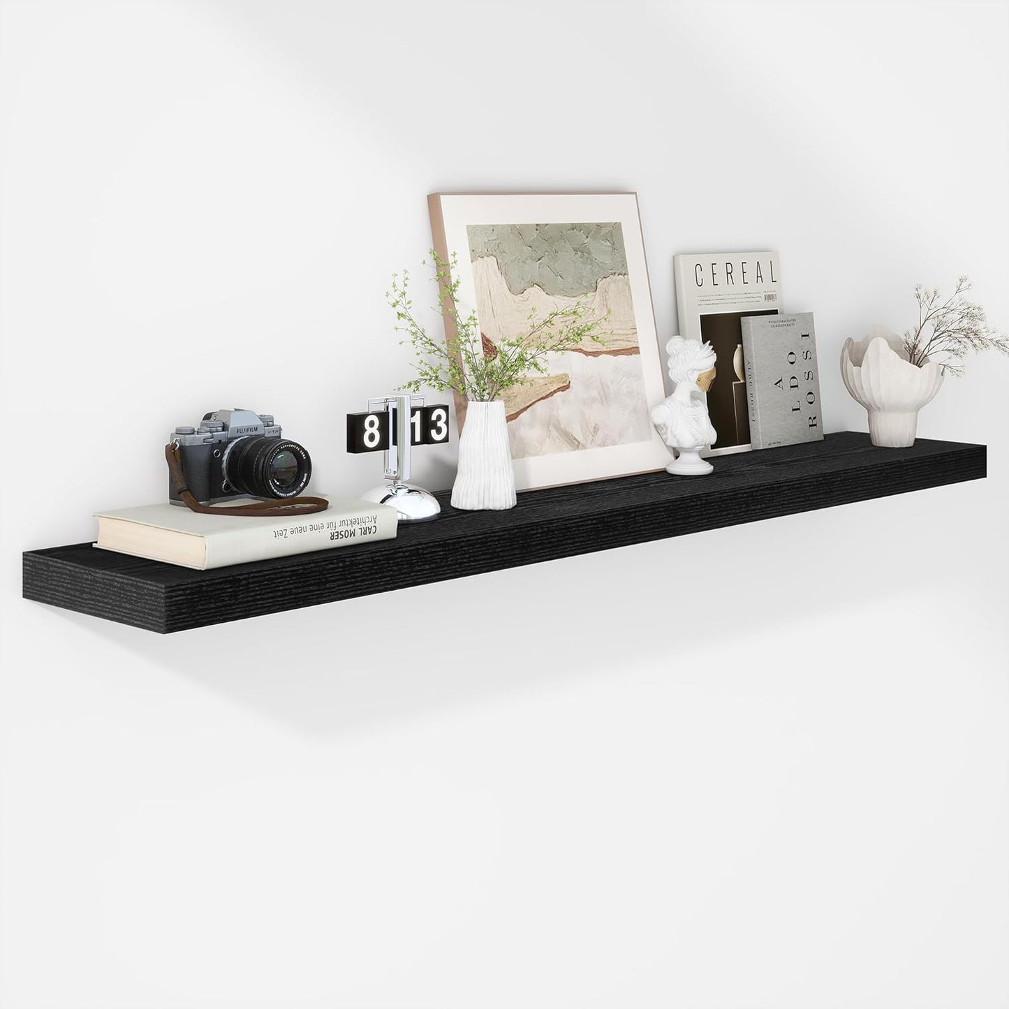 Fun Memories 55 Inch Floating Shelves for Rustic Home Decor
