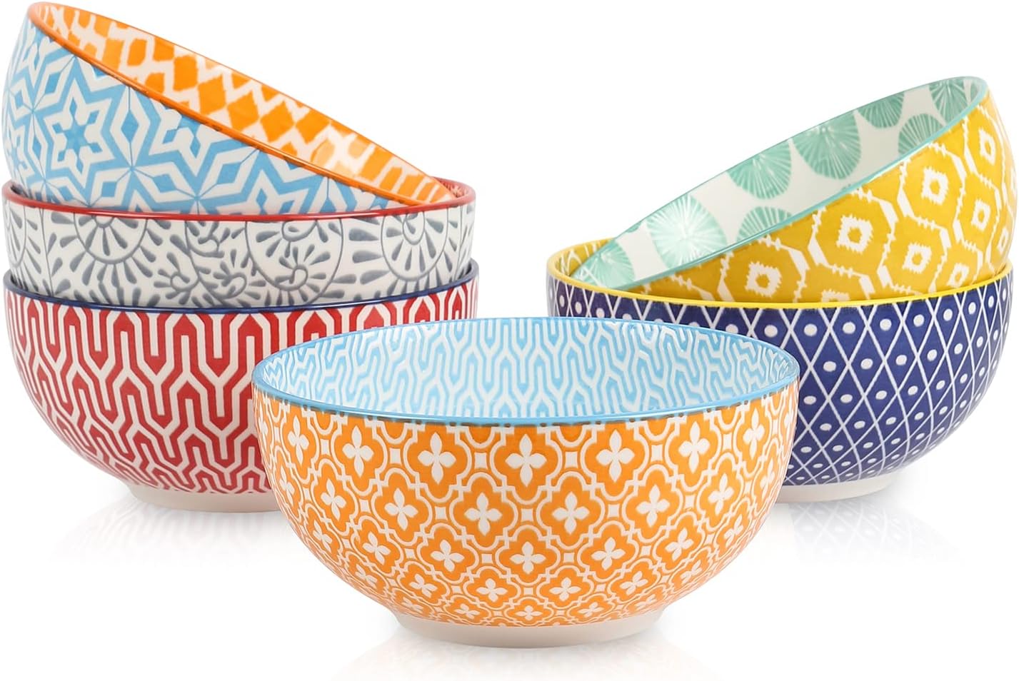 Selamica Ceramic Cereal Bowls Set of 6 for All Your Meals