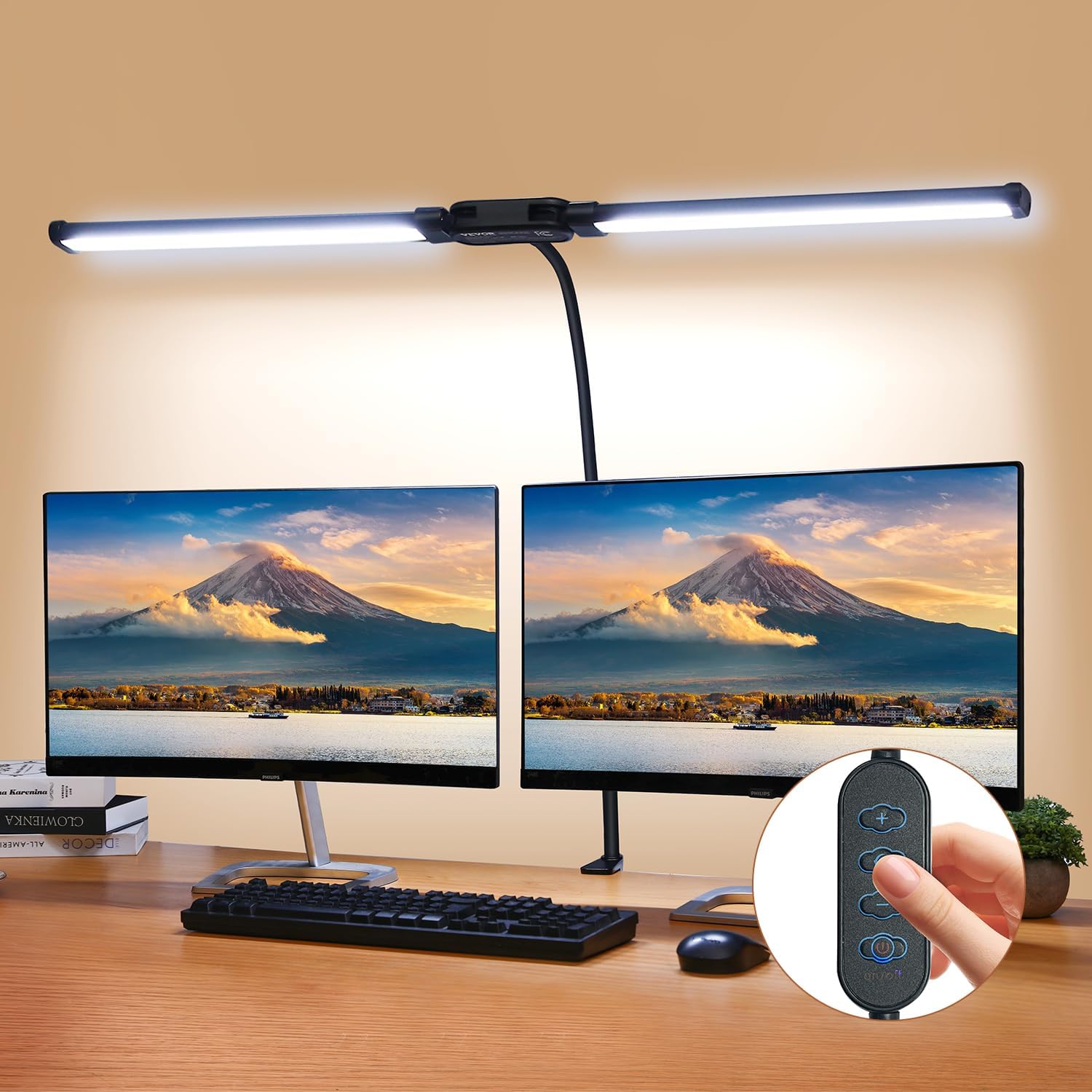 VEVOR Double Head LED Desk Lamp: 50 Lighting Modes