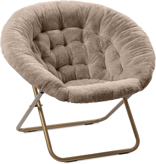 Milliard Saucer Chair for Adults, Teens & Kids - Cozy Comfort