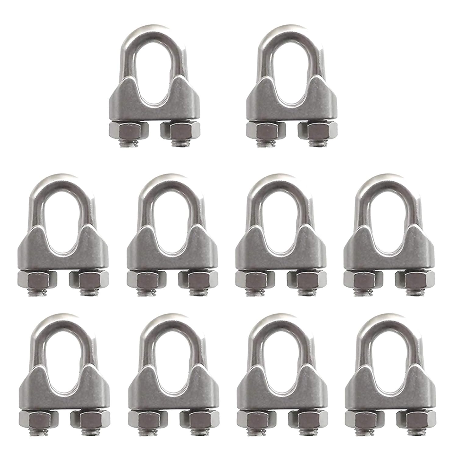 Stainless Steel Wire Rope Clip Pack - Secure Your Cables Effortlessly!