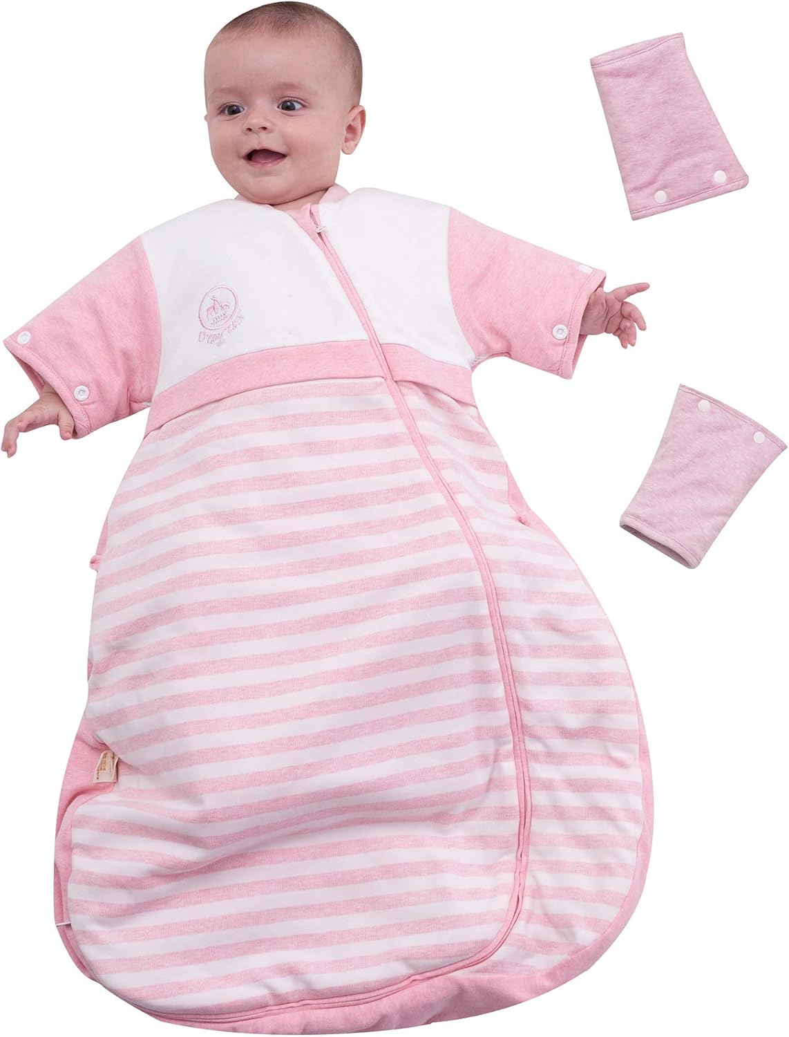 Baby Sleeping Bag Sleeves Detachable Kids Wearable Blanket