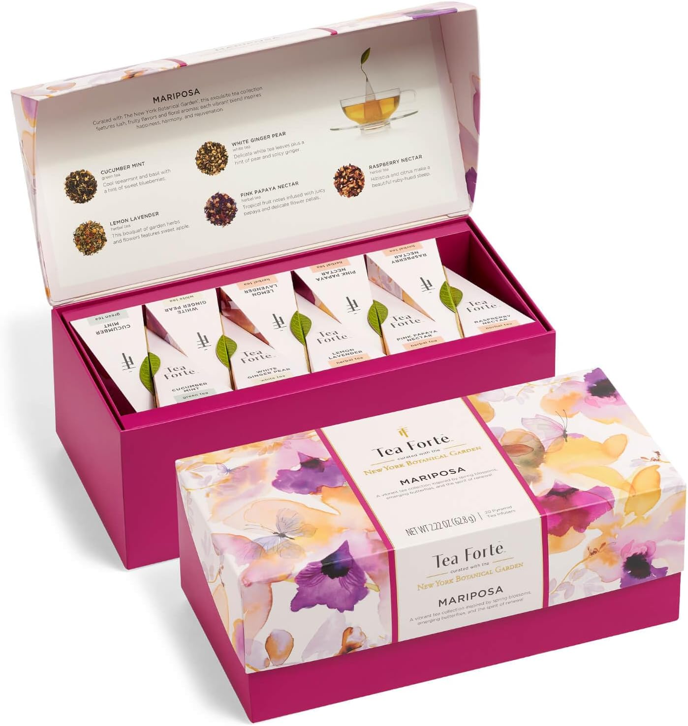 Tea Forte Mariposa Presentation Box Tea Gift Sampler Review