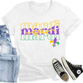 Mardi Gras Shirts for Women Fat Tuesday Carnival T-Shirt - Comfortable