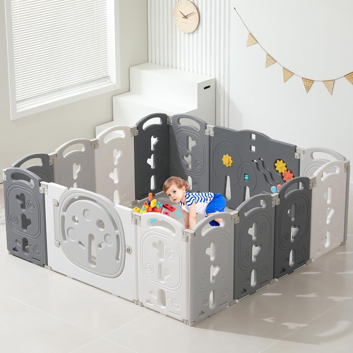 LulliSpace Foldable Baby Playpen: Safe Indoor/Outdoor Fun