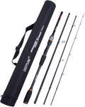 Goture Travel Fishing Rods 4 Piece 7ft - Ultralight Portable Rod