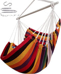 Hammock Chair Swing 500 lbs Capacity - Steel Bar Safety