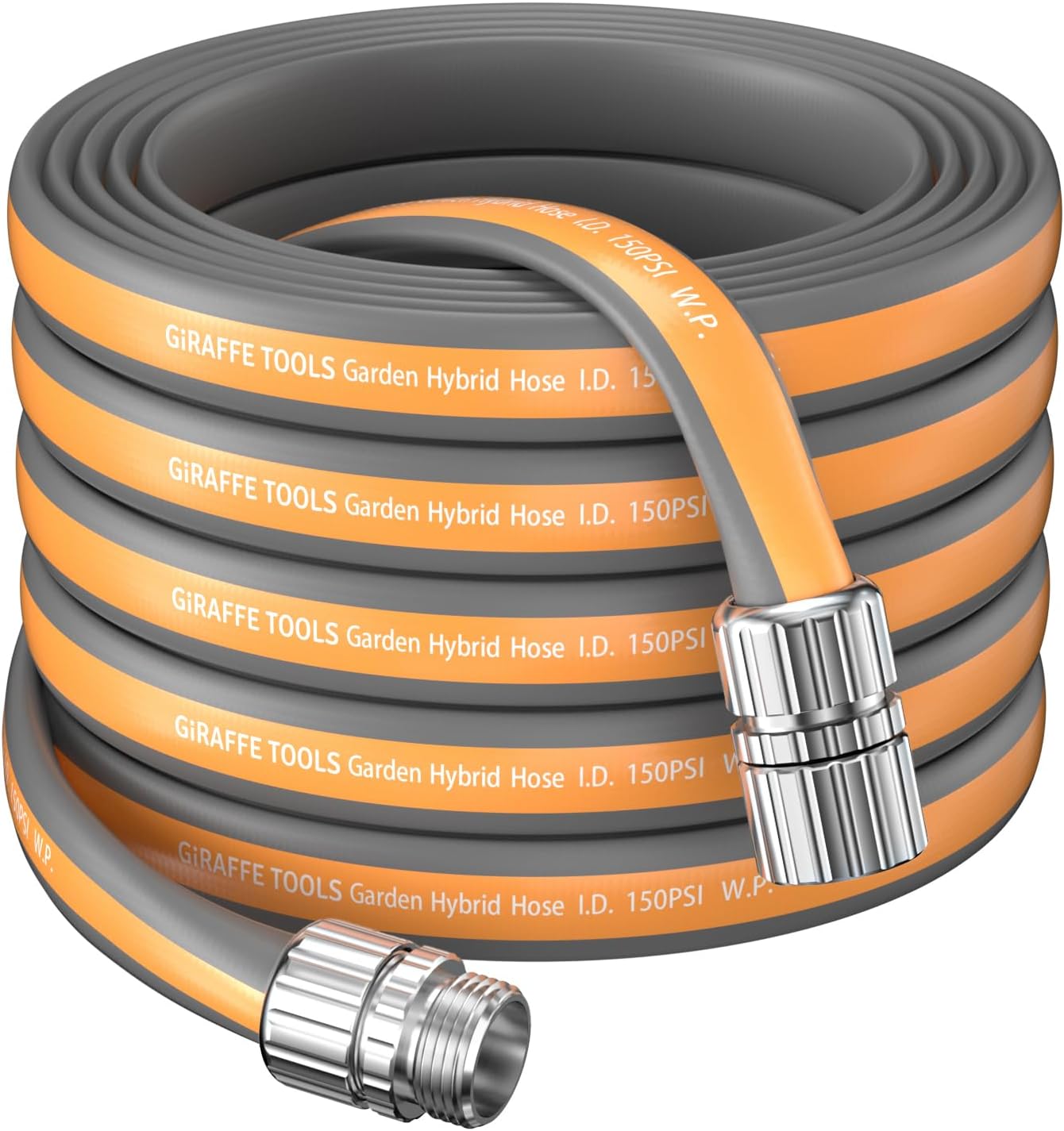 Giraffe Tools 75FT Lightweight Lay Flat Garden Hose for All Needs