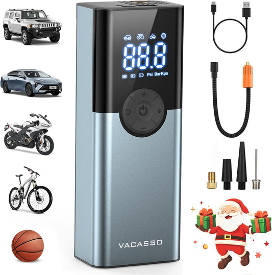 VACASSO Portable Air Compressor: 3X Faster Inflation, 150PSI