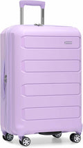 Lavender 26-Inch Pagosa Indestructible Expandable Spinner Luggage