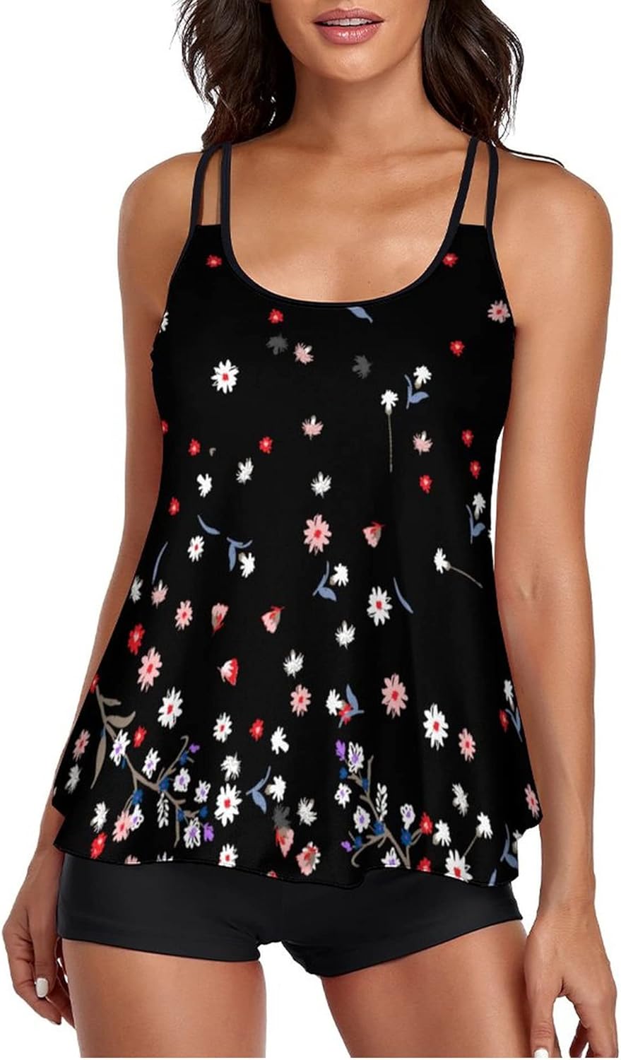 Urchics Womens Tankini Swimsuits with Tummy Control for Style