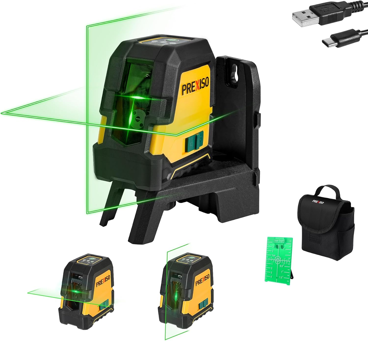 PREXISO Laser Level Self Leveling Tool for Accurate Measurements