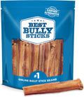 Best Bully Sticks Thick 6 in Bully Sticks 18 Count - Durable Chews