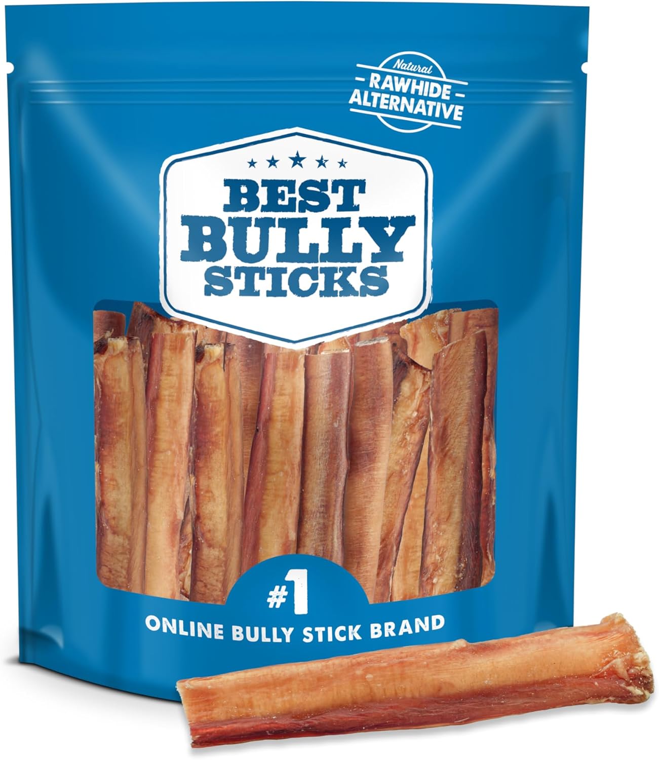 Thick 6 Inch Bully Sticks for Dogs - Natural and Nutritious Chews
