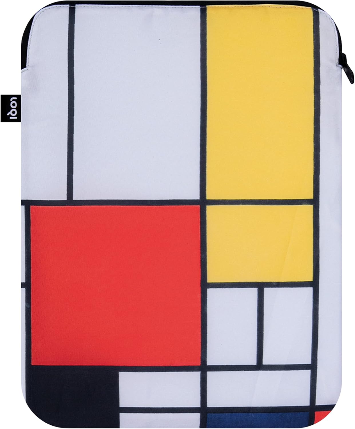 LOQI Museum Laptop Cover for 13 in Laptops, Mondrian Design