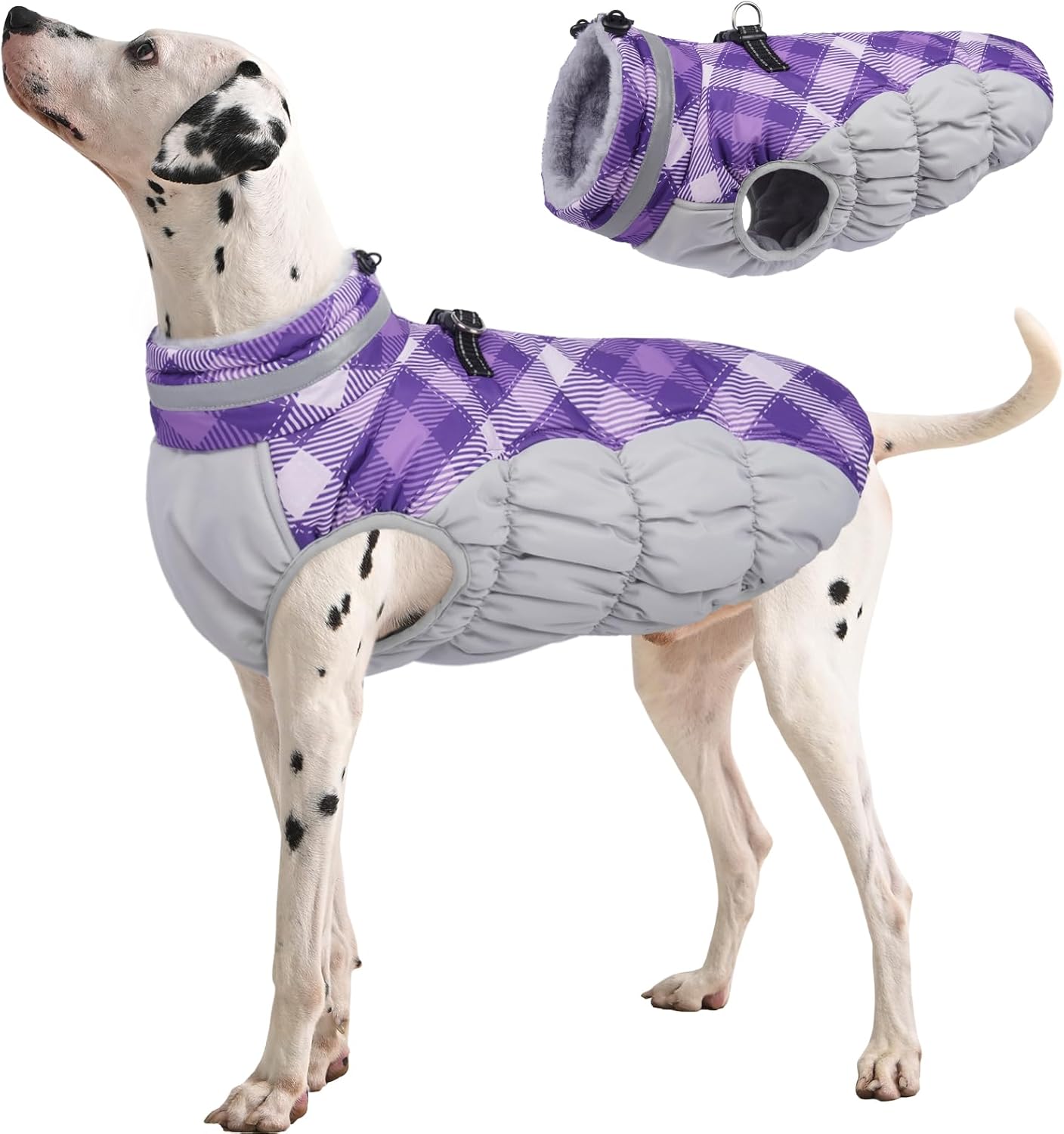 FUAMEY Dog Coat for Large Dogs - Waterproof Winter Jacket