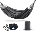 Brazilian Double Hammock Dark Grey - Extra Large 94x63in Comfort