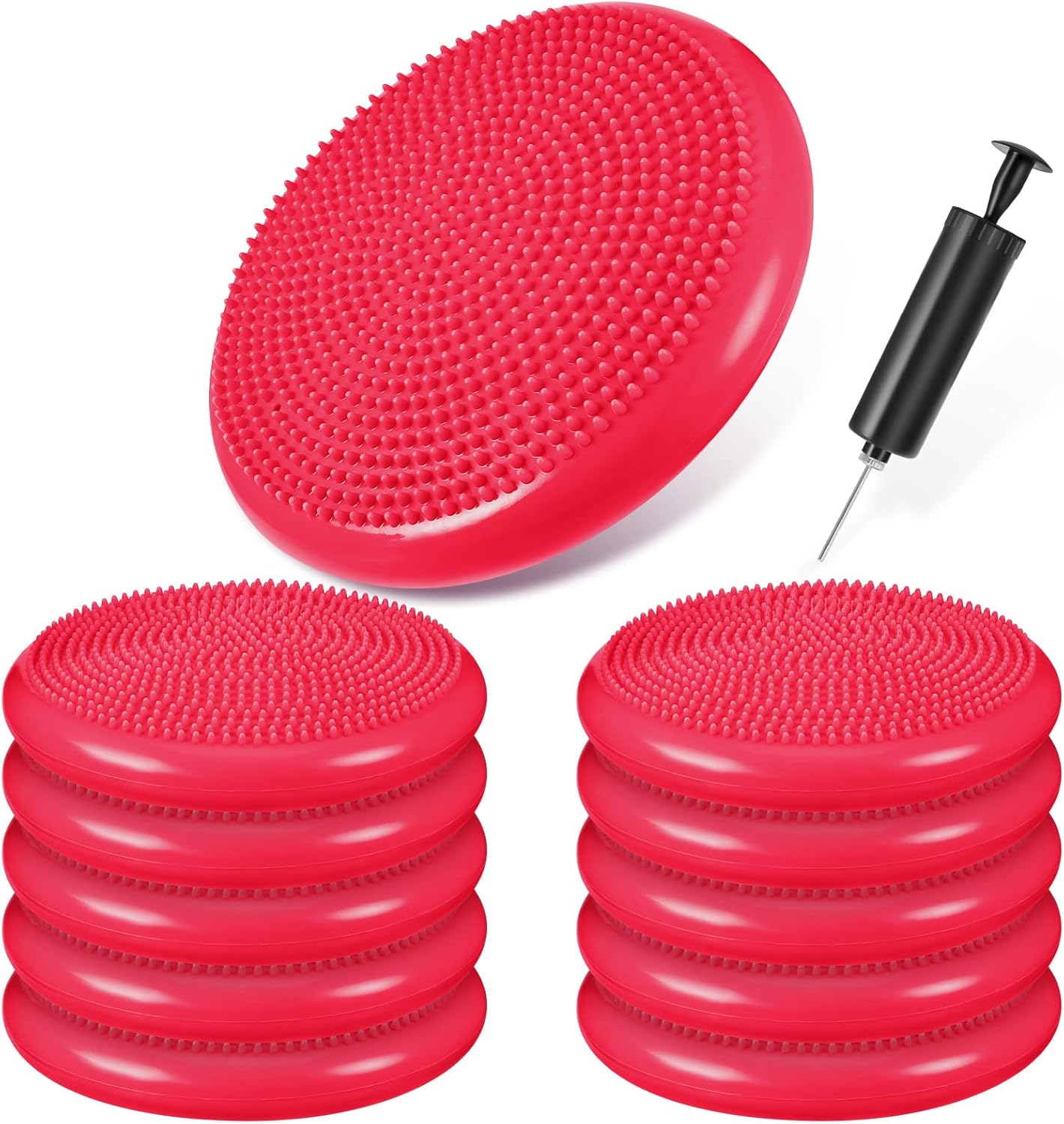 10 Pcs Wobble Cushion Wiggle Seat for Active Learning Fun