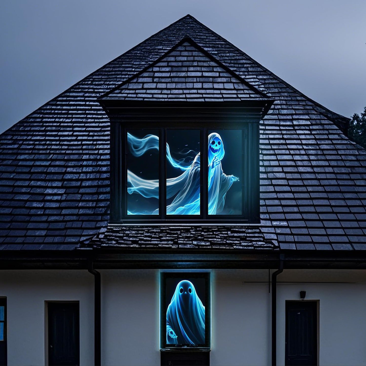 Halloween Videos on 60x106 Holographic Rear Screen - SKERELL