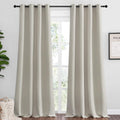 NICETOWN Natural Room Darkening Curtains for Elegant Home Decor