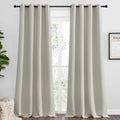 NICETOWN Elegant Natural Room Darkening Curtains for Home Aesthetics