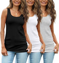 TAIPOVE Womens Extra Long Tunic Tank Tops - Comfortable Layering Fit